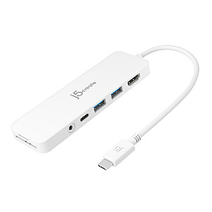 j5create JCD373-N lengvas universalus USB-C® adapteris