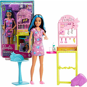 Mattel Barbie Skipper Barbie Doll First Job Ausų vėrimo rinkinys HKD78