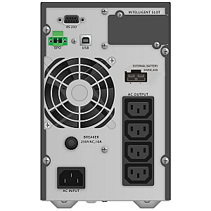 PowerWalker VFI 1000 TGB dviguba konversija (internete) 1kVA 900W 4 kintamosios srovės lizdai
