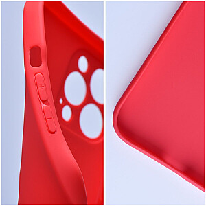 Fusion minkštas matinis nugarėlė silikoninis dėklas, skirtas Xiaomi Redmi 13C | Poco C65 4G raudona