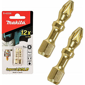 IMPACT ATRUKTUVAS BITT Makita PZ2-30MM IMPACT GOLD (2 vnt.)