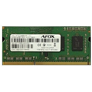 AFOX SO-DIMM DDR3 8GB 1600MHz LV 1.35V atminties modulis