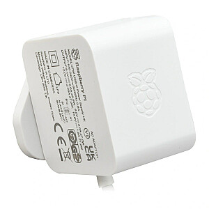 Raspberry Pi 27W USB-C maitinimo šaltinis, baltas, ES