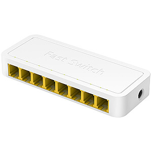 Tinklo jungiklis Cudy FS108D Fast Ethernet (10/100) Baltas