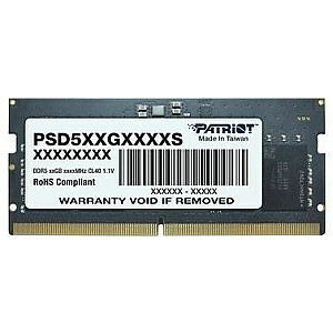 Patriot Signature RAM 32GB (1x32GB) DDR5 5600MHz CL46 SODIMM