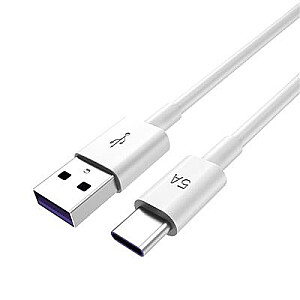 KAKUSIGA KSC-110 USB-C į USB-C laidas 5A | 100 W baltos spalvos