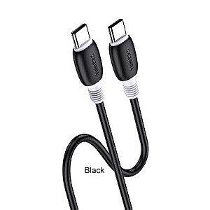 KAKUSIGA KSC-951 USB-C -> USB-C įkrovimo laidas 60W | 100 cm juodos spalvos