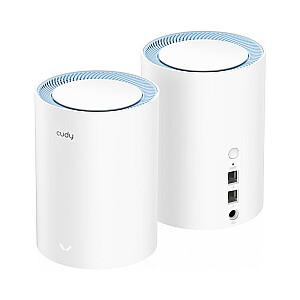 Cudy M1200, 2 шт., двухдиапазонный (2,4 ГГц/5 ГГц), Wi-Fi 5 (802.11ac), белый 1 внутренний