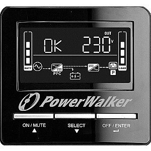 PowerWalker VI 1500 CW FR Line-interaktyvus 1,5 kVA 1050 W