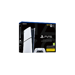 „Sony PlayStation 5 Digital Slim Edition“ konsolė, 1 TB SSD, „Wi-Fi“, juoda, balta