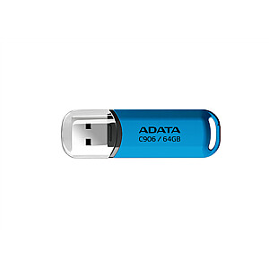 ADATA C906 64GB USB atmintinė, mėlyna ADATA