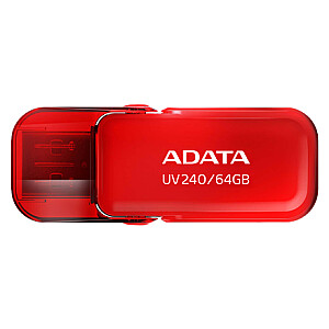 ADATA UV240 64GB USB atmintinė, raudona ADATA