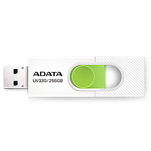 ADATA AUV320 256GB USB atmintinė, balta/žalia ADATA