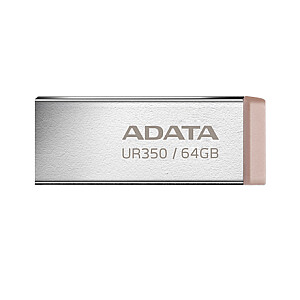 ADATA UR350 64GB USB Flash Drive, Brown ADATA