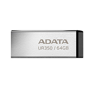 ADATA UR350 64GB USB atmintinė, juoda ADATA