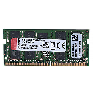 „Kingston“ skirta atmintis, skirta „Lenovo“ 16 GB DDR4 3200 MHz ECC SODIMM