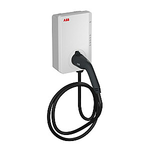ABB Terra 11 kW įkrovimo stotelė su 5 m sieniniu dėžutės kabeliu