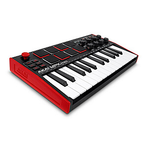 AKAI MPK Mini MK3 klaviatūros valdymo pulto valdiklis MIDI USB juodas, raudonas