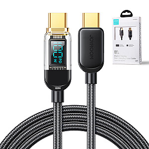 USB-C laidas 100 W LCD 1,2 m Joyroom S-CC100A4 (juodas)