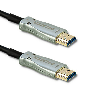 Qoltec 50474 HDMI v.2.0 A vyriškas kabelis | Vyras | AOC | 30 m