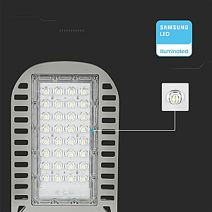 LED gatvės lempa V-TAC SAMSUNG CHIP 50W Lęšiai 110st 135Lm/W VT-54ST-N 4000K 6850lm