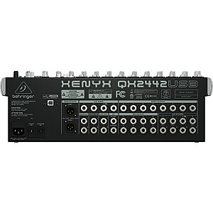 Behringer QX2442USB garso mikseris 24 kanalai