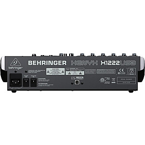 Behringer X1222USB garso mikseris 4 kanalai