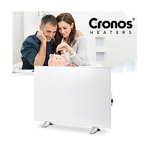 Infraraudonųjų spindulių šildytuvas CRONOS CRP-1200TWP 1200W WHITE