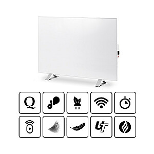 Infraraudonųjų spindulių šildytuvas CRONOS CRP-1200TWP 1200W WHITE