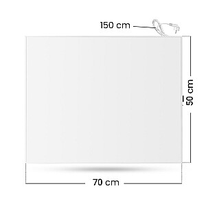 Cronos Synthelith Pro CRP-300TWP baltas 300 W infraraudonųjų spindulių šildytuvas su Wi-Fi ir nuotolinio valdymo pultu