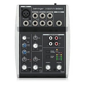 Behringer XENYX 502S — аналоговый аудиомикшер