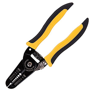 Vielos nuėmiklis 0,6–2,6 mm Deli Tools EDL2607 (juoda ir geltona)