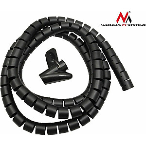 Спиральный кабельный органайзер Maclean, черный, 1 шт. (MCTV-676B)
