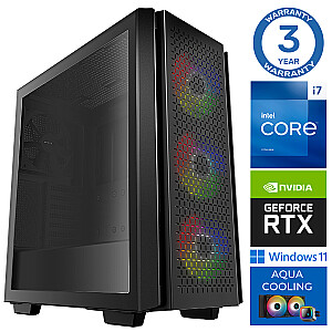 INTOP AQUA i7-14700F 16GB DDR5 2TB SSD M.2 NVME+2TB RTX3050 8GB WIN11Pro