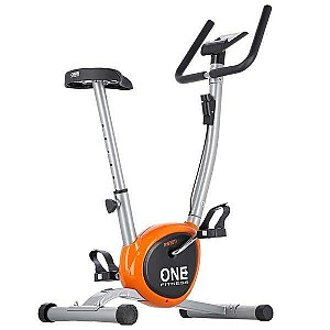 Механический велосипед One Fitness RW3011 серебристо-оранжевый