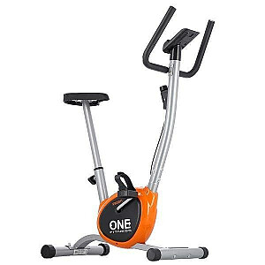 Механический велосипед One Fitness RW3011 серебристо-оранжевый