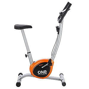 Механический велосипед One Fitness RW3011 серебристо-оранжевый