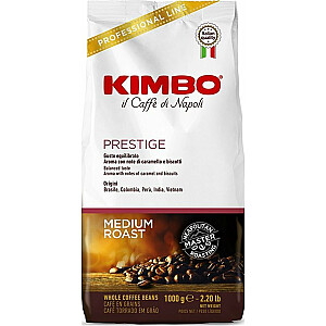 Kava Kimbo Espresso Bar Prestige pupelėse 1 kg