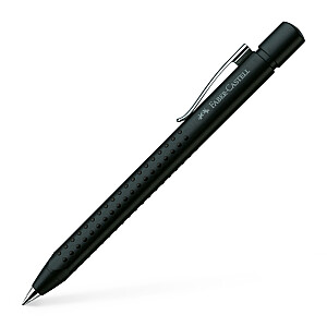 Automatinis rašiklis Faber-Castell GRIP 2011, 0,7 mm, matinis juodas korpusas