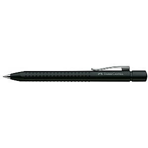 Automatinis rašiklis Faber-Castell GRIP 2011, 0,7 mm, matinis juodas korpusas