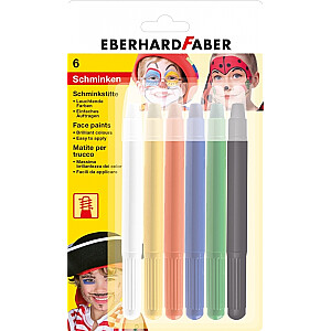 Краски-мелки для лица EberhardFaber, 6 цветов