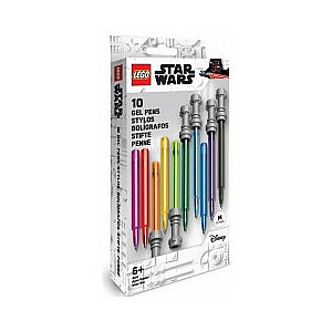 LEGO Star Wars Lightsaber gelio rašiklio rinkinys, 10 vnt.