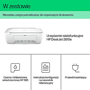 HP DeskJet 2810e – Wi-Fi | HP Smart | AirPrint | Momentinis rašalas | HP+