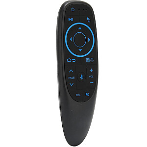 Fusion G10S PRO BT universalus belaidis | „Bluetooth“ nuotolinio valdymo pultas su valdymu balsu ir apšvietimu „Smart TV“ | Android | PC