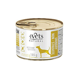 4VETS Natural Urinary No Struvit Dog - šlapias šunų maistas - 185 g
