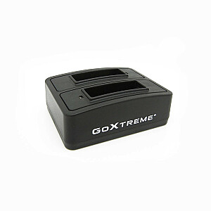 GoXtreme Dual charger f. batt R-WiFi,Enduro,Disc,Pio 01491