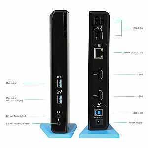 Ноутбук I-TEC Док-станция I-TEC USB 3.0 с двумя портами HDMI