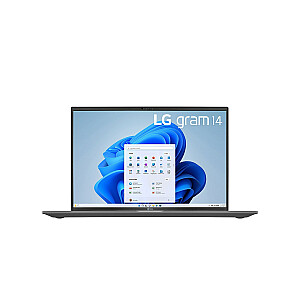 Nešiojamasis kompiuteris LG Gram 14Z90R 35,6 cm (14 colių) WUXGA Intel® Core™ i5 i5-1340P 8 GB LPDDR5-SDRAM 512 GB SSD Wi-Fi 6E (802.11ax) Windows 11 Pro Gray REPACK Naujas perpakavimas / perpakavimas