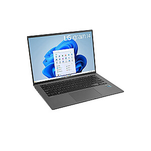 Nešiojamasis kompiuteris LG Gram 14Z90R 35,6 cm (14 colių) WUXGA Intel® Core™ i5 i5-1340P 8 GB LPDDR5-SDRAM 512 GB SSD Wi-Fi 6E (802.11ax) Windows 11 Pro Gray REPACK Naujas perpakavimas / perpakavimas
