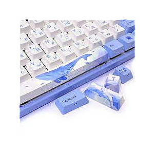 Varmilo VEA108 Sea Melody Gaming Tastatur, MX-Silent-Red, белый светодиод — макет для США